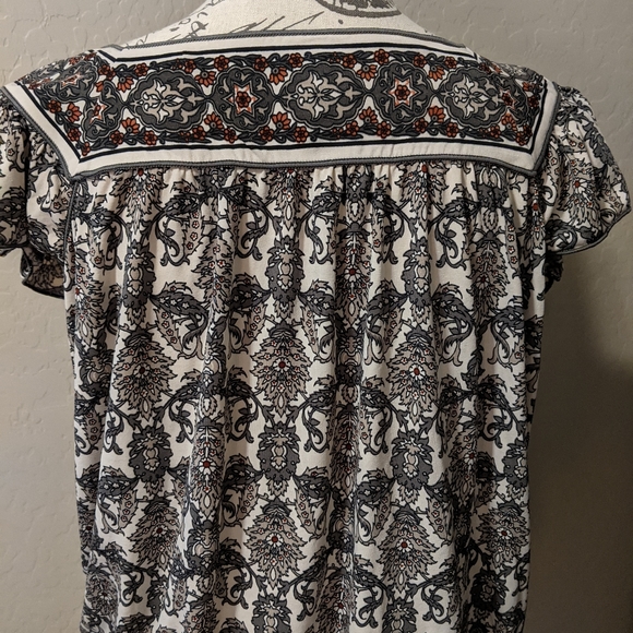 Max Studio Stretchy Blouse Top - Picture 4 of 5